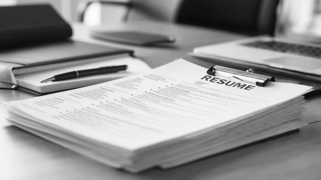 professional resume format sample