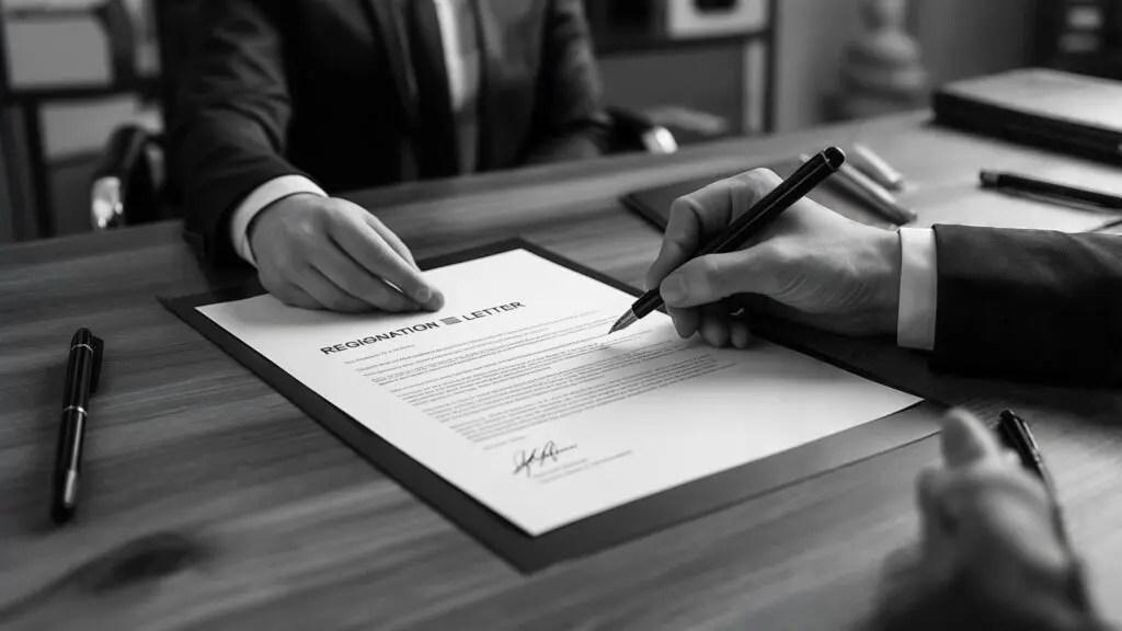 resignation letter examples