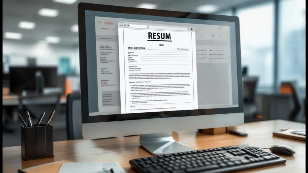 how to email a resume