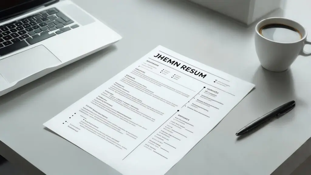 hybrid resume template