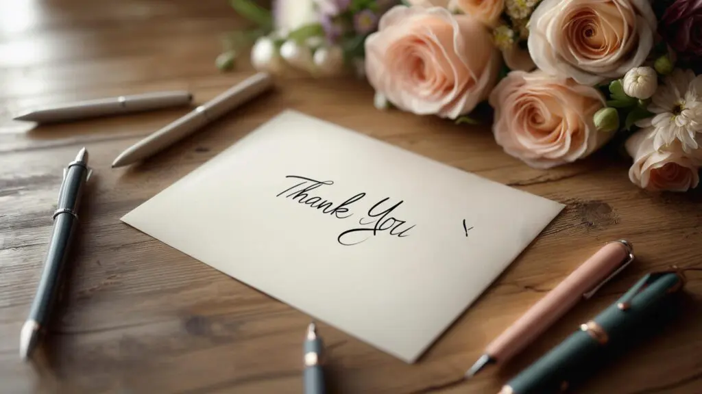 thank you note examples