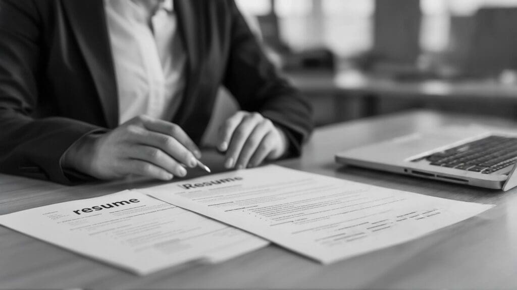 chronological resume template