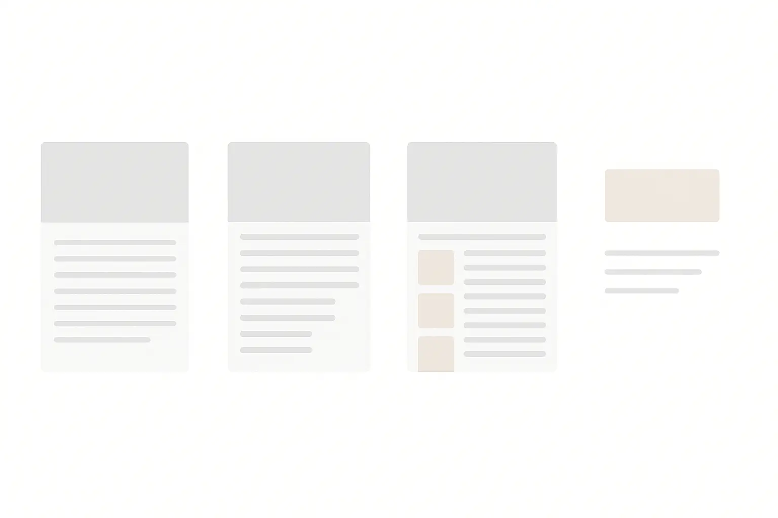 Progressive detail strategy for resume positions