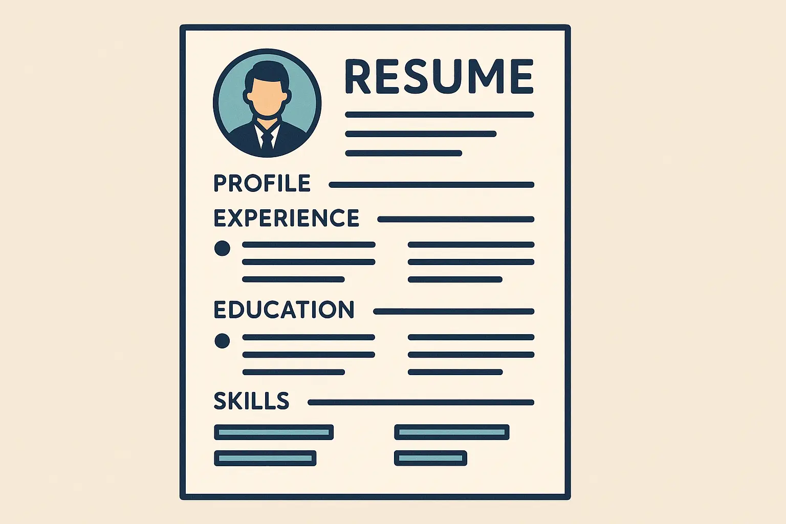 Professional resume presentation standards