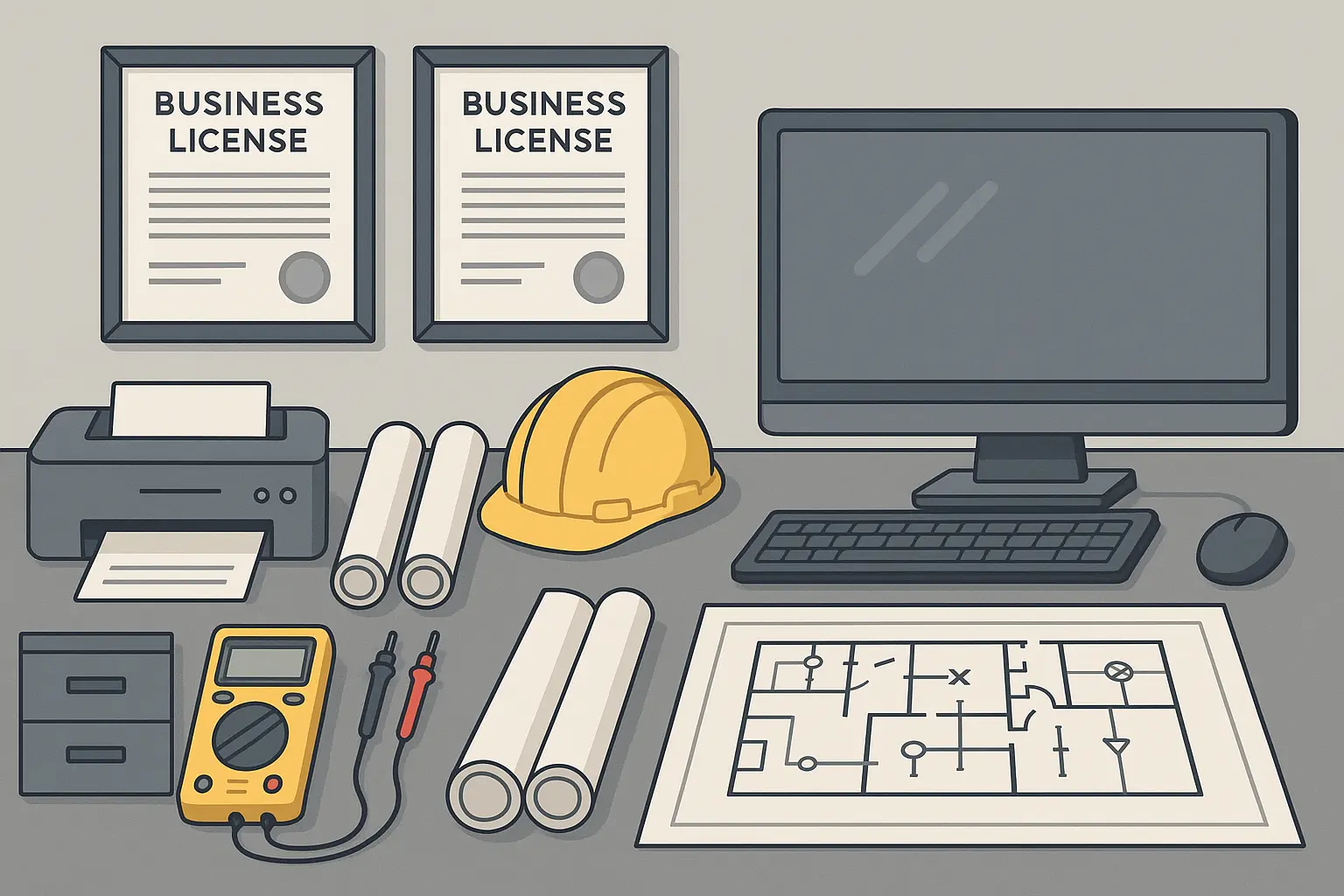 Electrical contractor resume highlighting business ownership