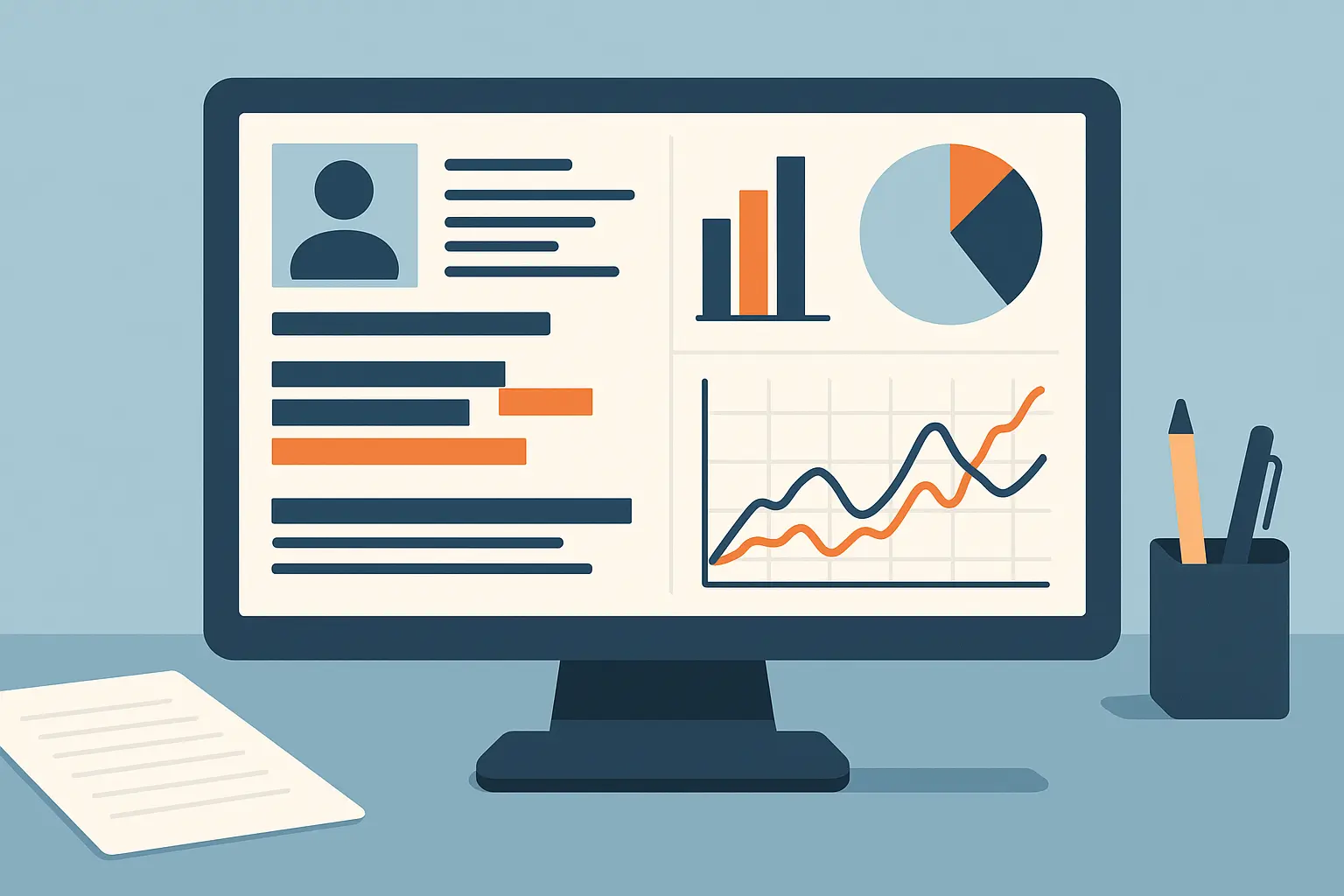 Resume performance analysis chart