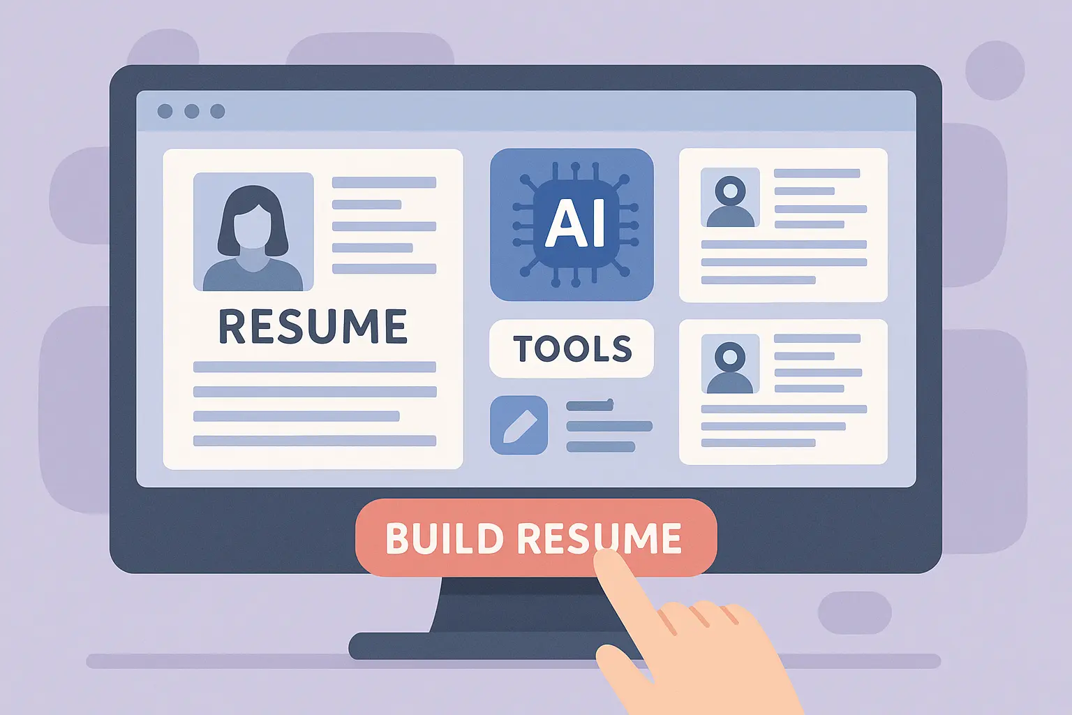 Resume Builder IQ platform interface