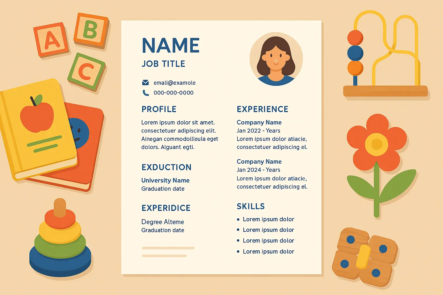 Professional nanny resume examples layout