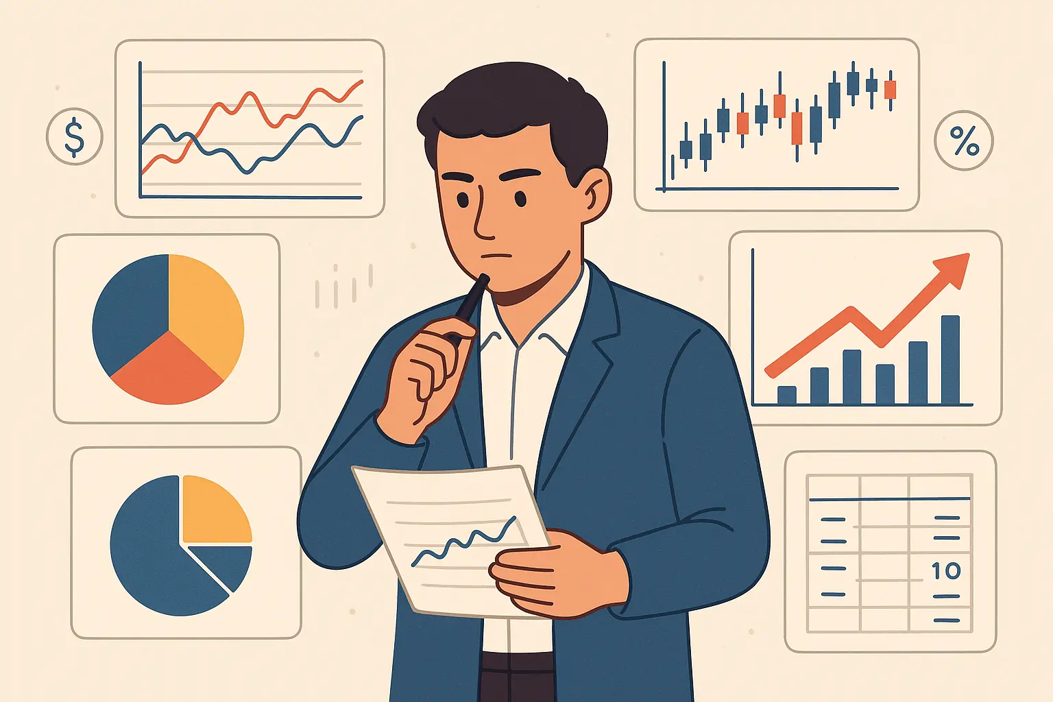 Financial data analysis and metrics