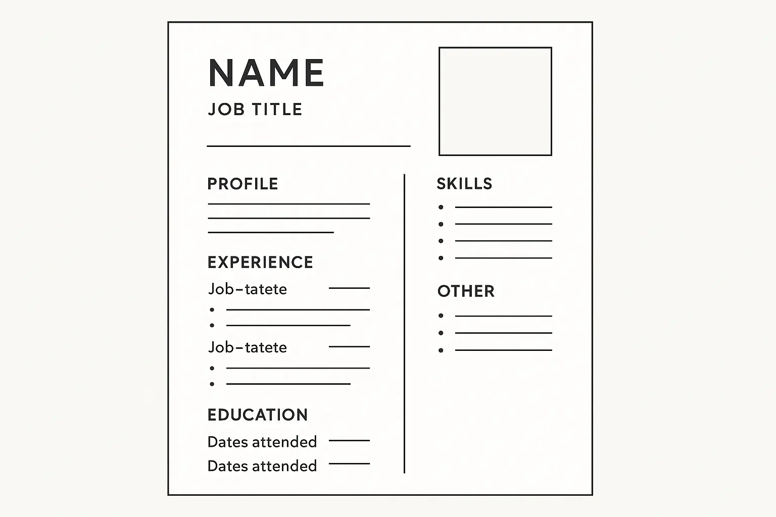 Professional template design principles