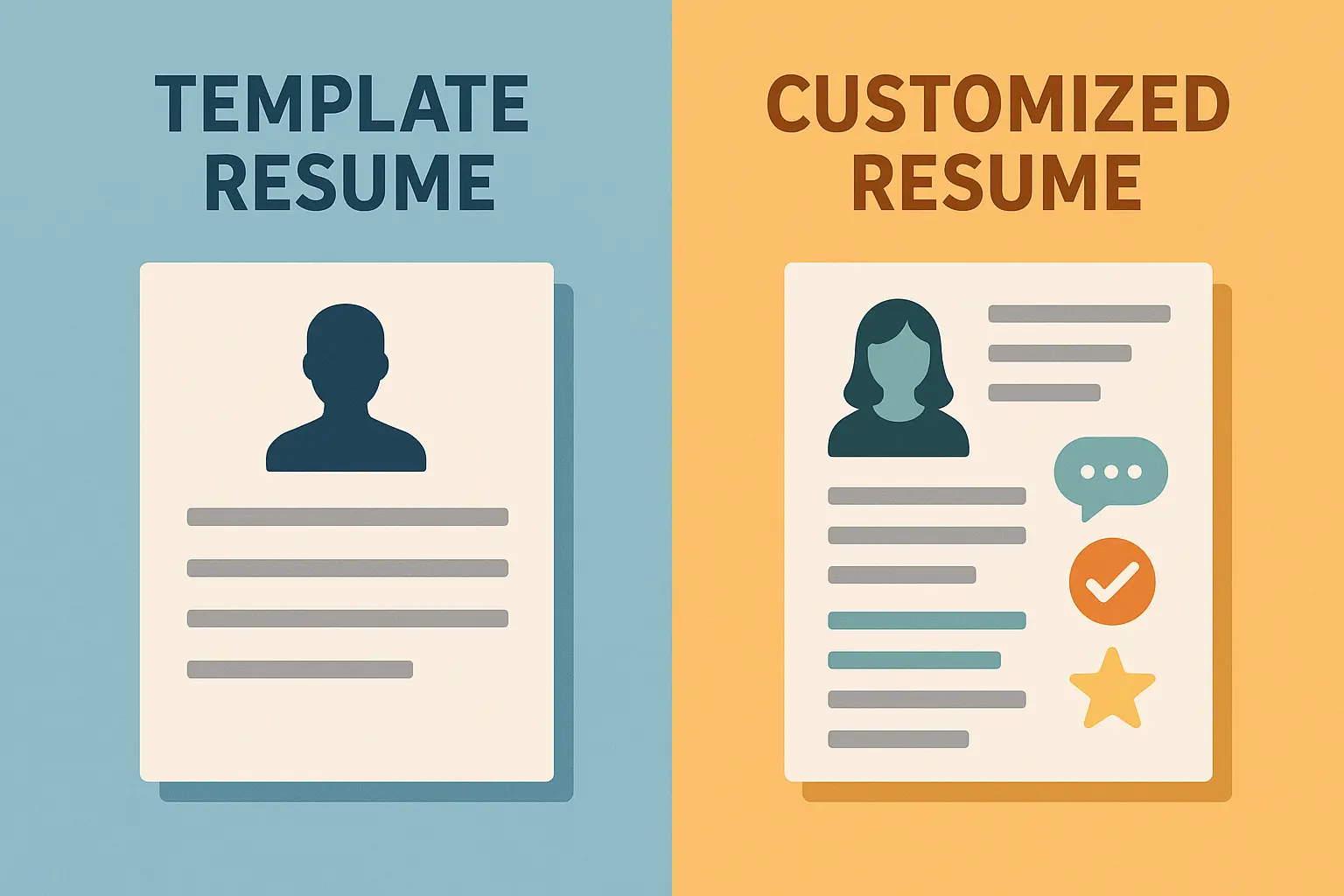 Generic vs customized resume templates